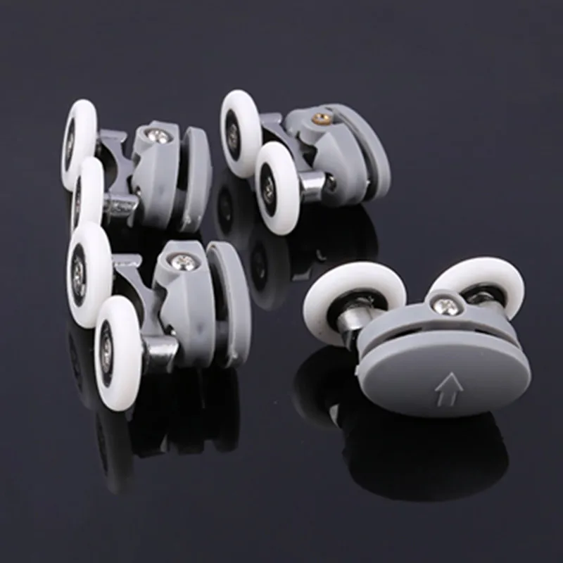 8x двойная душевая стеклянная дверь 4 верхние/4 нижние ролики бегуны колеса шкивы 23