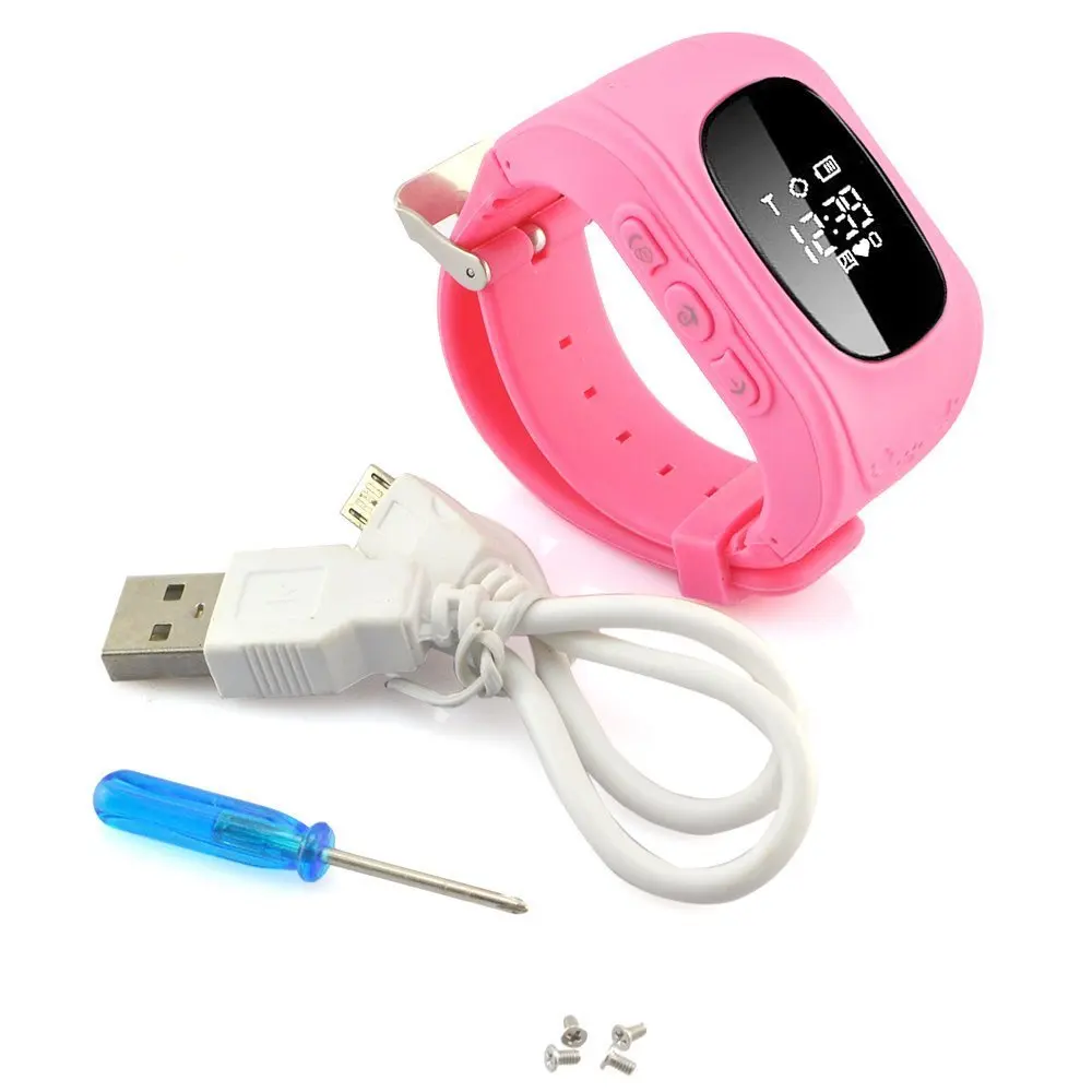 Детские Смарт-часы Q50 с GPS-трекером кнопкой SOS | Электроника