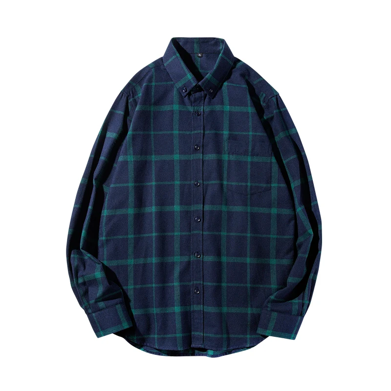 

2020 new Free shipping high quality new fashion men' s long sleeve shirts winter men plaid shirt,Lattice M-4XL