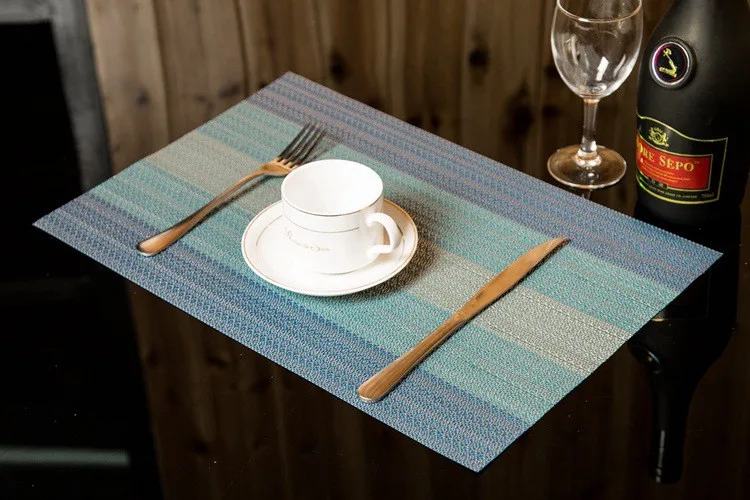 6 шт./лот ПВХ обеденный стол подставка для обеденного стола прямоугольная