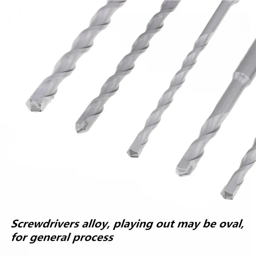 Набор сверл SDS Plus 5 шт./лот 6 10 мм из нержавеющей стали для бетона каменной кладки