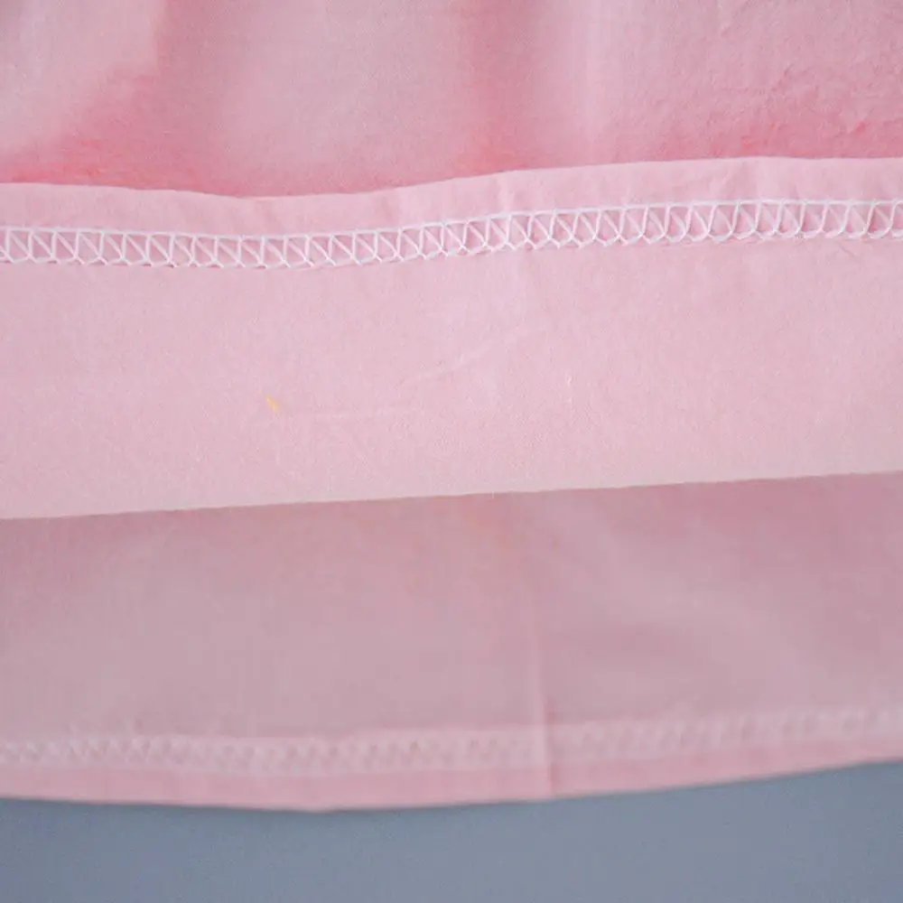 Детское летнее платье для маленьких девочек однотонное детское на бретелях с