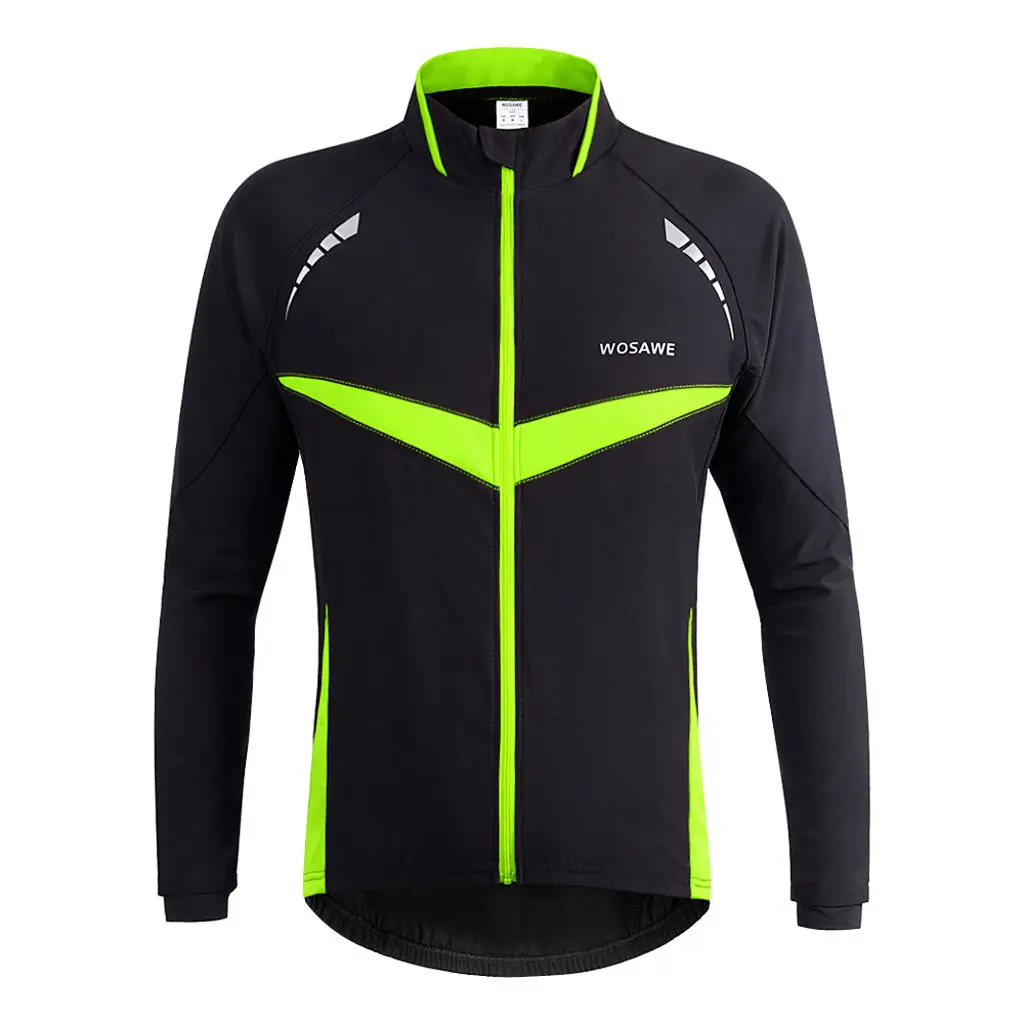 

Bike Winter Jacket Windproof Thermal Warm UP Cycling Bicycle Jerseys Long Sleeves Outdoor Running Hiking Sportswear