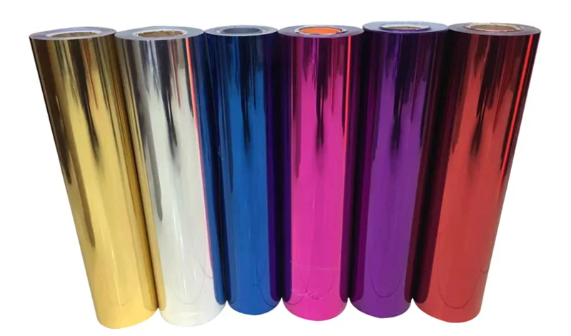 Бесплатная доставка 25x100 см (10x40 дюймов) ПЭТ теплопередача металлический лазерный