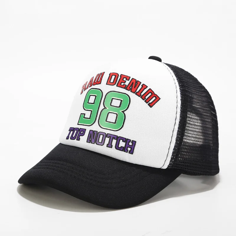 Кепка бейсболка летняя для девочек детская повседневная с мультяшным рисунком