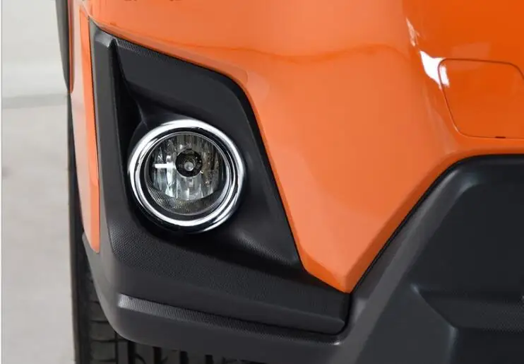 Новинка 2 шт. хромированная крышка передней противотуманной фары из АБС пластика