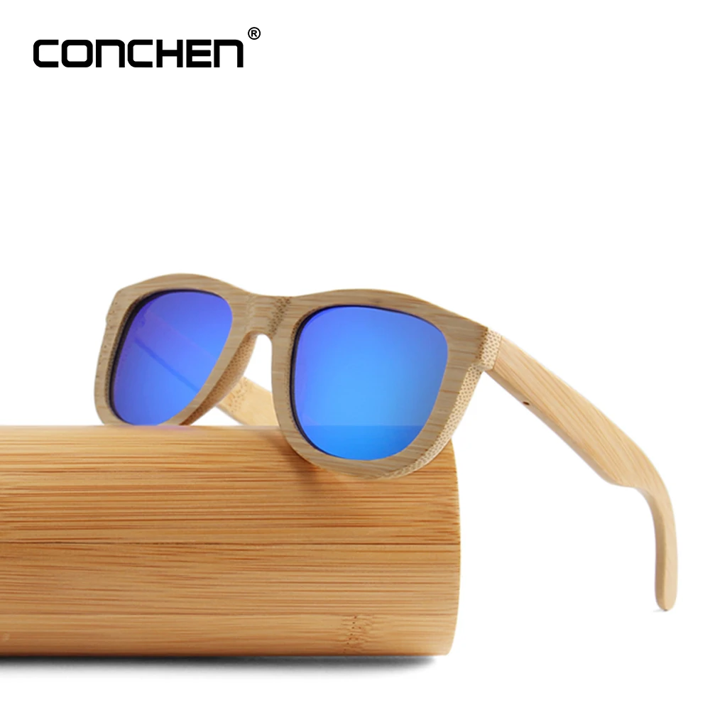 Женские солнцезащитные очки из бамбука с поляризацией|Женские очки| |