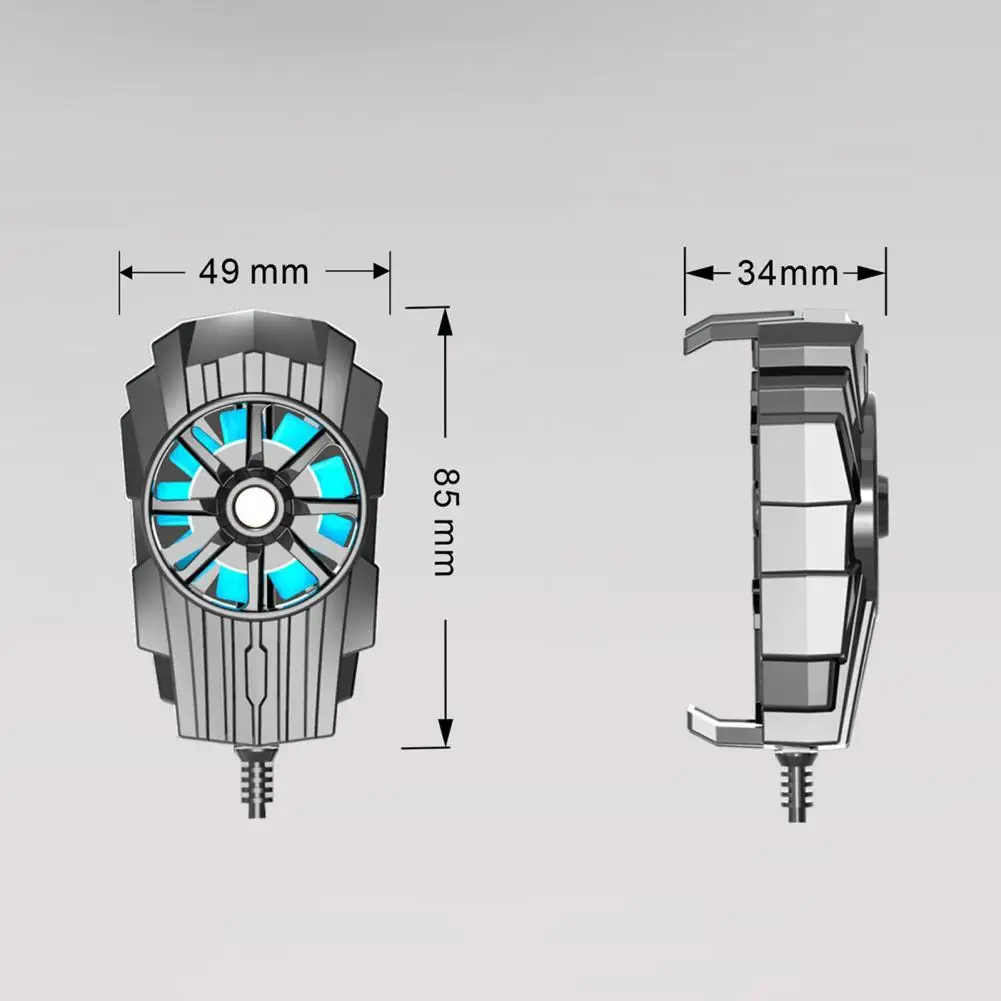

G6 Rechargeable Phone Radiator Effective USB Fast Cooling Radiator for Gaming Mobile Phone Accessories