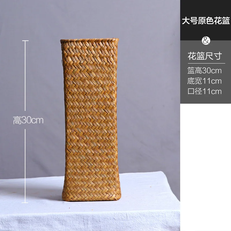 

Retro metal bucket with pure hand-flowers lover grass set of dried flowers stalks chrysanthemum living room decoration real flow