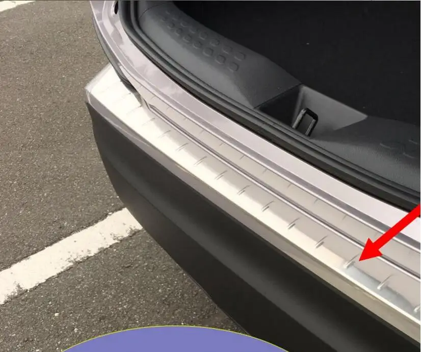 Автомобильный задний порог для багажника Накладка Входная защита грузовой шаг 17