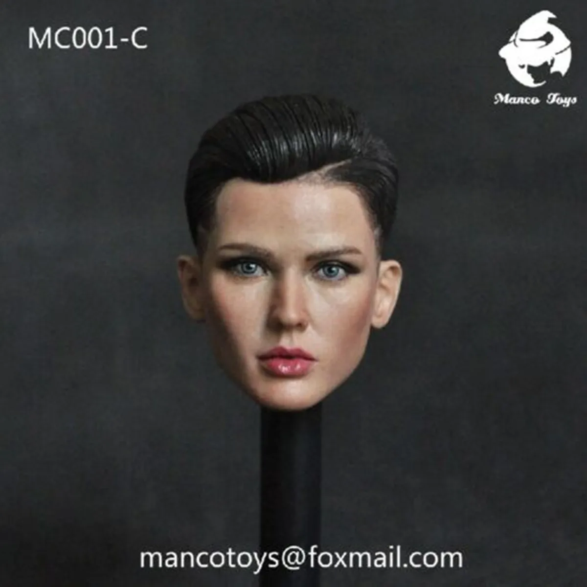 

Mancotoys 1:6 MC001-C Ruby Rose Head Model F 12" Female TBLeague Phicen Figure Body Dolls Soldier's Carving Star