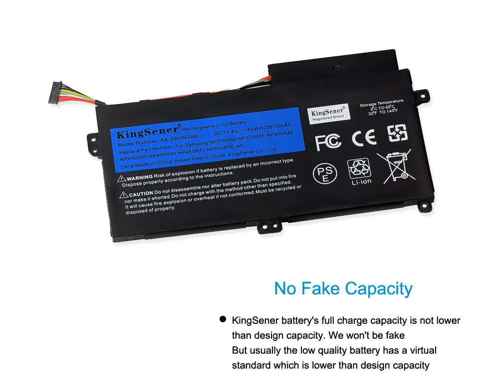Аккумулятор Kingsener AA-PBVN3AB для ноутбуков SAMSUNG батарея NP370R4E NP370R5E NP370R5V NP450R4E NP450R5E NP450R4V
