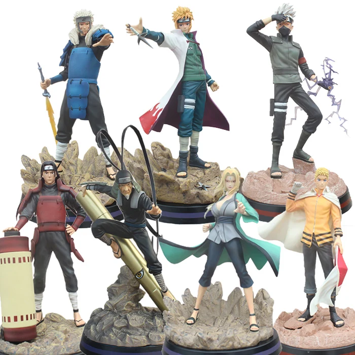 

Anime GK Hokage 1-7 Kakashi Action Figure 1/6 Tsunade Sarutobi Hiruzen Hashirama Tobirama PVC Model Toy