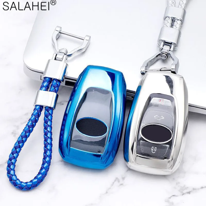 

TPU Material Smart Car Soft Key Case For Subaru XV BRZ Forester 2019 Legacy Outback Keychain Holder Auto Interior Accessories