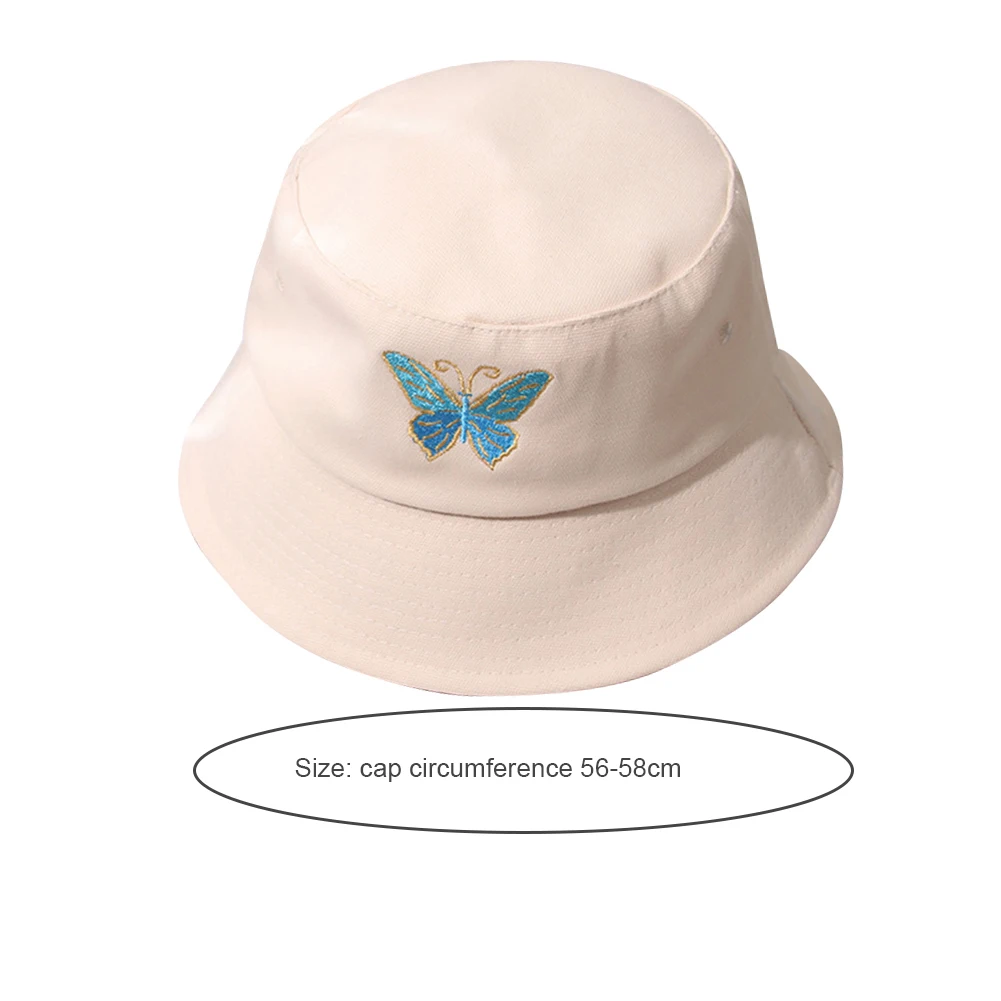 

2020 Fashion Butterfly Printed Bucket Hats Women Men Summer Autumn Outdoor Travel Fisherman Hip Hop Street Sun Basin Caps#38