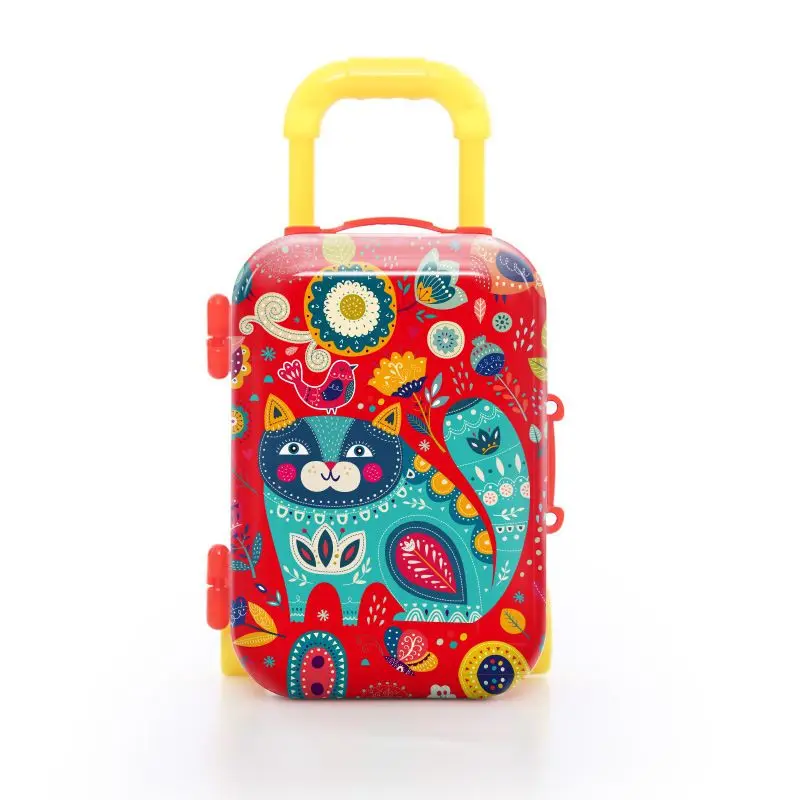 

Dollhouse Furniture Box Doll Toys Trunk Accessories For Barbi Blyth Azone Candy 23GD