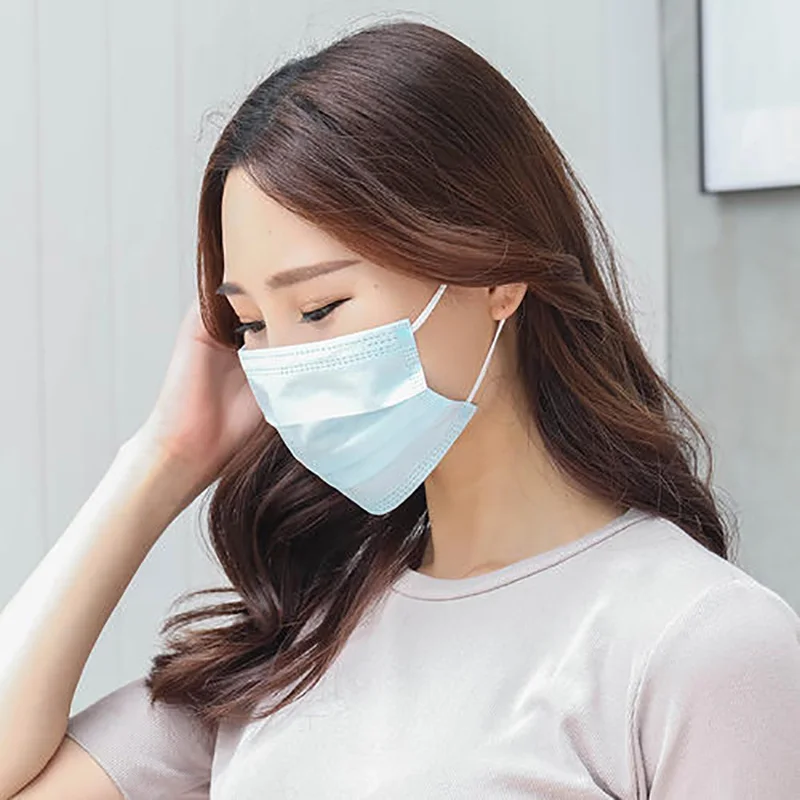 

Fast Delivery! In stock! High Quality 3 Layers Anti-Dust Face Masks Non Woven Disposable Face Mask Ear loop Mouth Mask