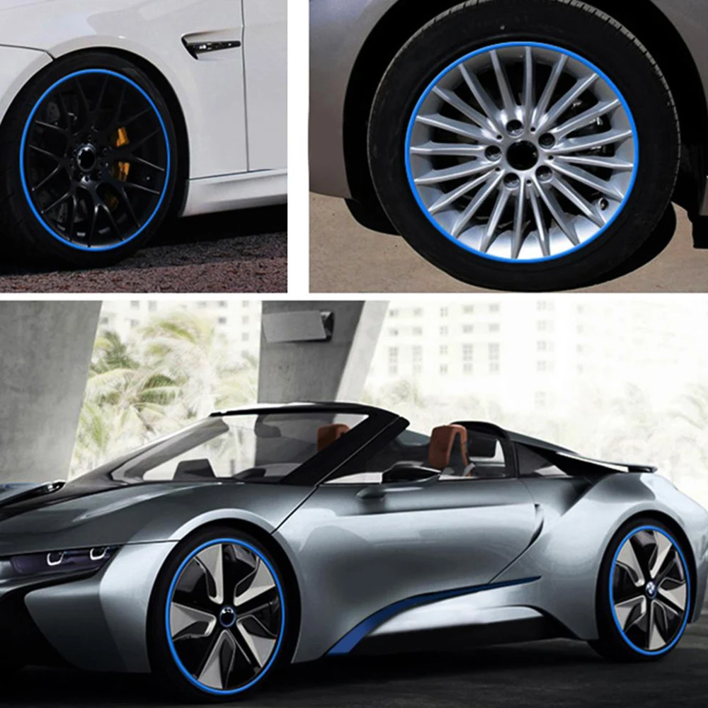 16 шт светоотражающие полосы на обод колеса 14 18 дюймов наклейки для автомобиля