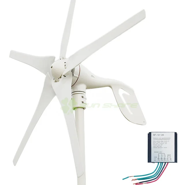 Заводская цена 400 Вт мини-ветрогенератор кольцевая база выход 12 В/24 В хорошее