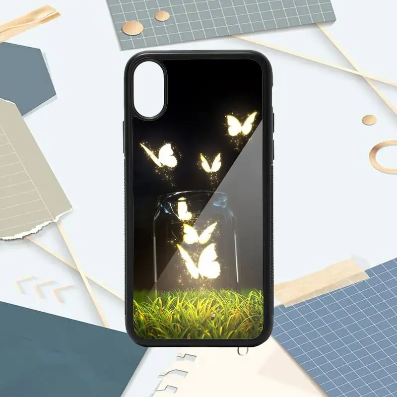

butterfly high quality fashion Phone Case PC for iPhone 11 12 pro XS MAX 8 7 6 6S Plus X 5S SE 2020 XR
