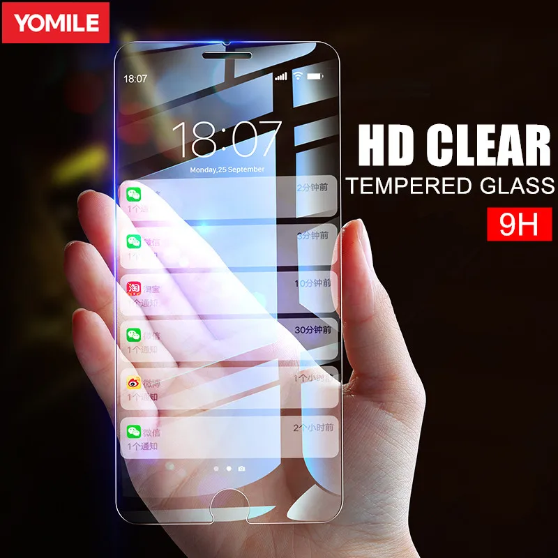 Закаленное стекло для iPhone защитная пленка на экран 6 S 7 8 Plus X XR XS MAX 5 5S SE iPhone8 |