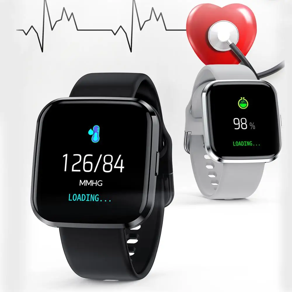 

Square screen Smart Watch 2020 Fitness men Bracelet Heart Rate Monitor watches for women Sport Smartwatch Android for phone