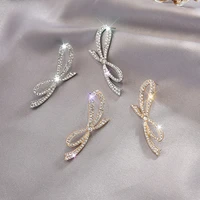 lats korean fashion cute earrings exaggerated zircon bowknot earrings for women 2020 brincos female fashion jewelry earings