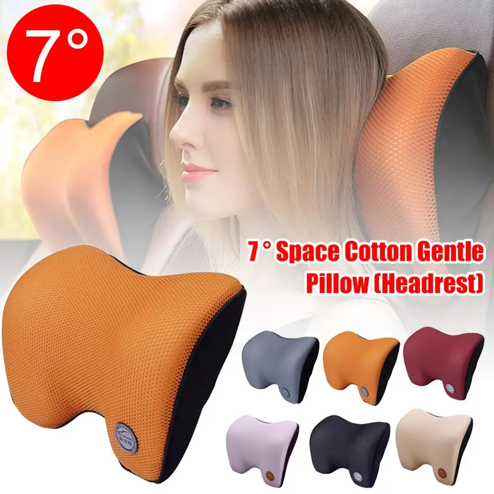 1 шт. универсальные автомобильные подушки для шеи 7 ° космическая хлопковая