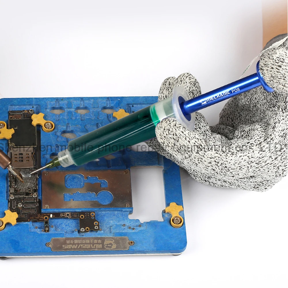 MECHANIC UV Light Curing BGA PCB Solder Mask Ink Black/Blue/Green/Red/Yellow/White Welding Oil + Aluminum Alloy Push Rod | Инструменты