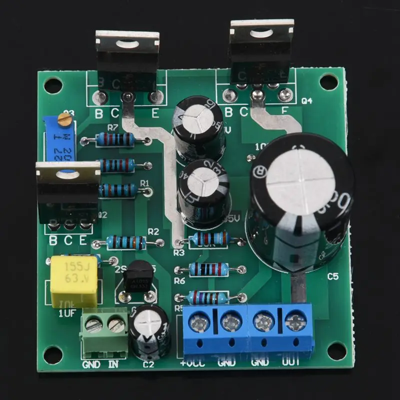 Хит продаж DC12V 24V Mini 1969 TIP41C моноканальный усилитель сборка платы чистый класс A |