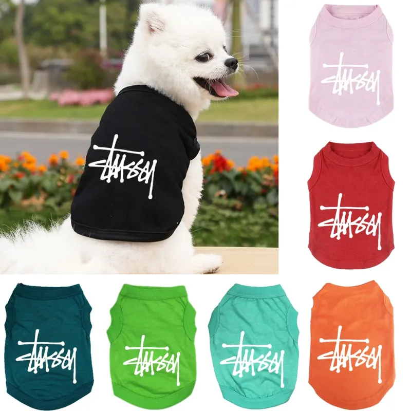 

dog shirt cotton Puppy vest pet summer clothes for small dogs french bulldog Sweatshirt Pets coat Apparel Costumes