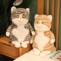 fat angry cat soft plush toy stuffed animals lazy foolishly tiger skin simulation ugly cat plush toy xmas gift for kids lovers