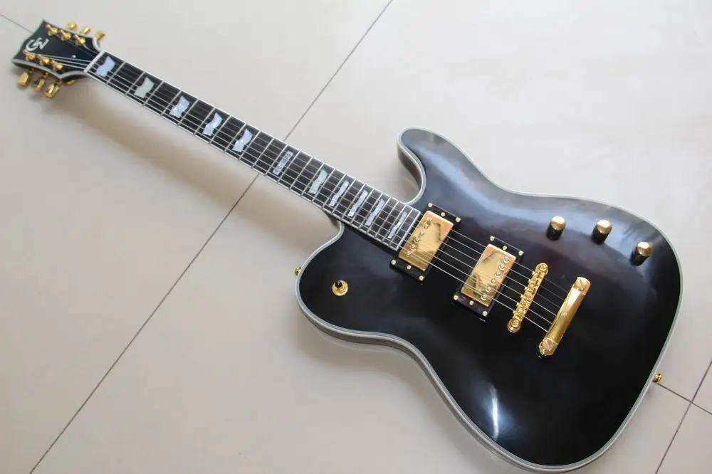 Бесплатная доставка китайская гитара новая индивидуальная электрическая с