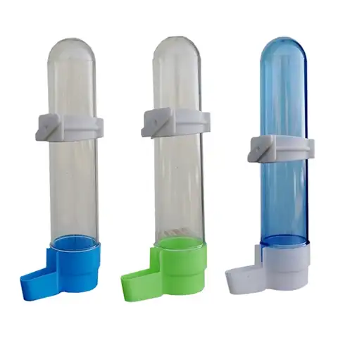 Пластиковая поилка для кормления домашних птиц, для попугая, поилка для попугая, чашка, Диспенсер, принадлежности для клетки