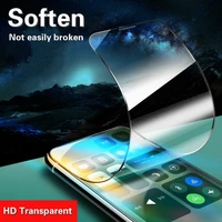 fully soften protective glass film for iphone 7 8 plus glass for iphone 13 12 mini xr xs max 11 pro max se2020 screen protector