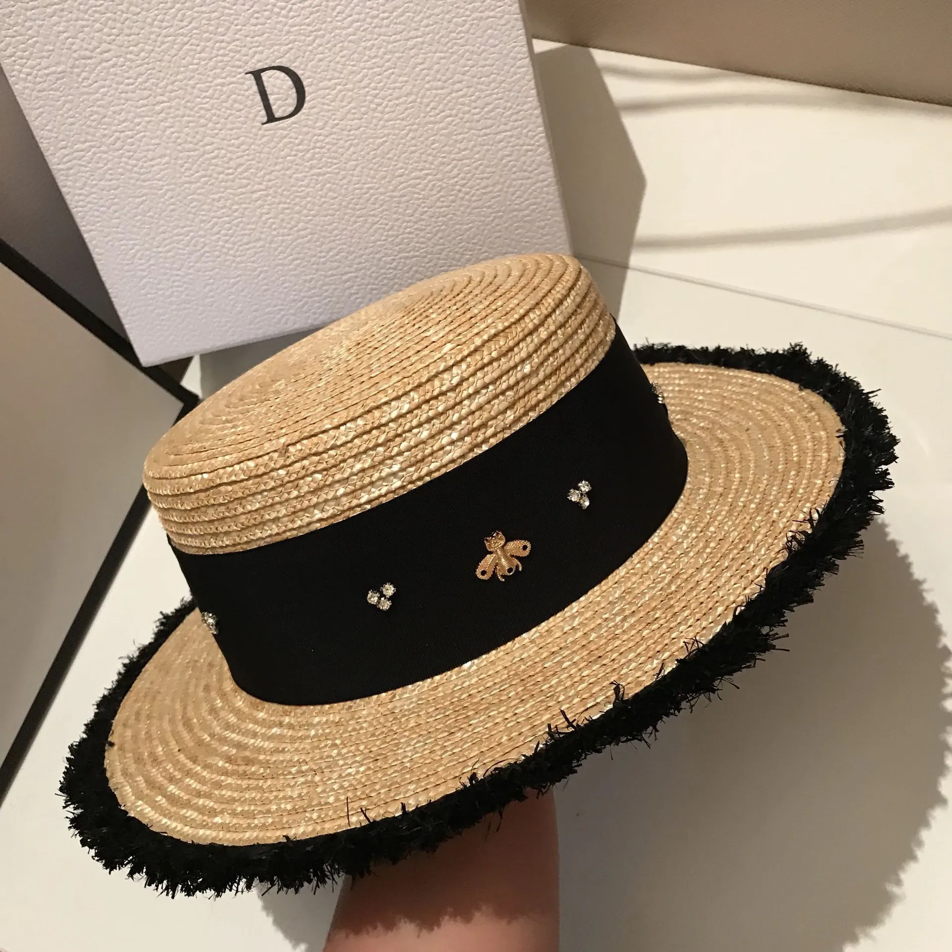 Шляпка Соломенная женская Панама от солнца в европейском и американском стиле