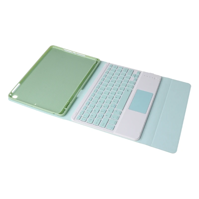 

For Air2 Pro9.7 2017 2018 Ultra Slim Smart Cover Bluetooth Touchpad Keyboard Case Removable J0PB