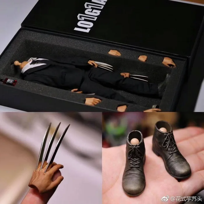 В наличии ELEVEN TOYS 1/6 Росомаха Логан Хью Джекман черный костюм Набор Новый в