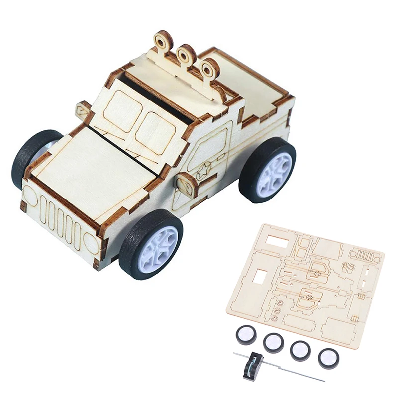 

Игрушки STEM для детей, развивающий научный эксперимент, набор игрушек «сделай сам», танк, модель автомобиля, пазл, окрашенные детские игрушки