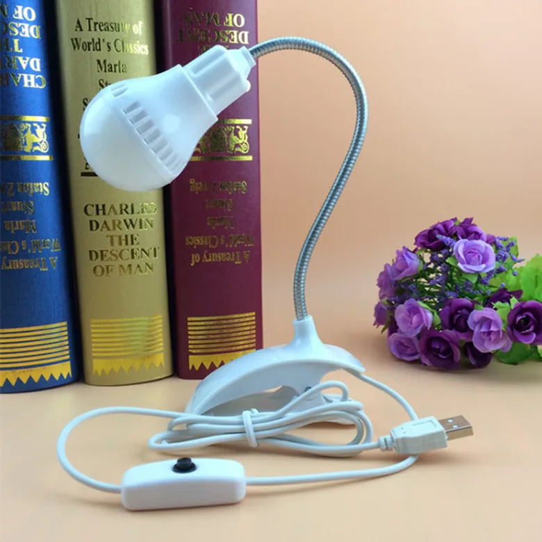 

Настольная лампа с зажимом, Usb-компьютер, 6 в, 5 Вт