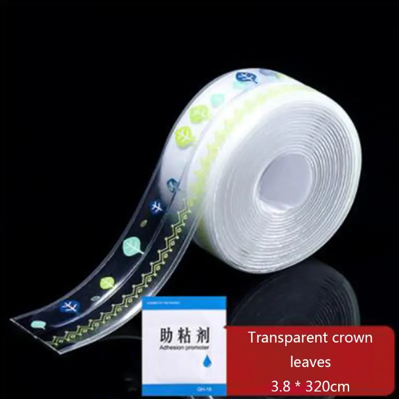 3 8x320 см Кухня мультфильм обрастания лента Водонепроницаемый плесени