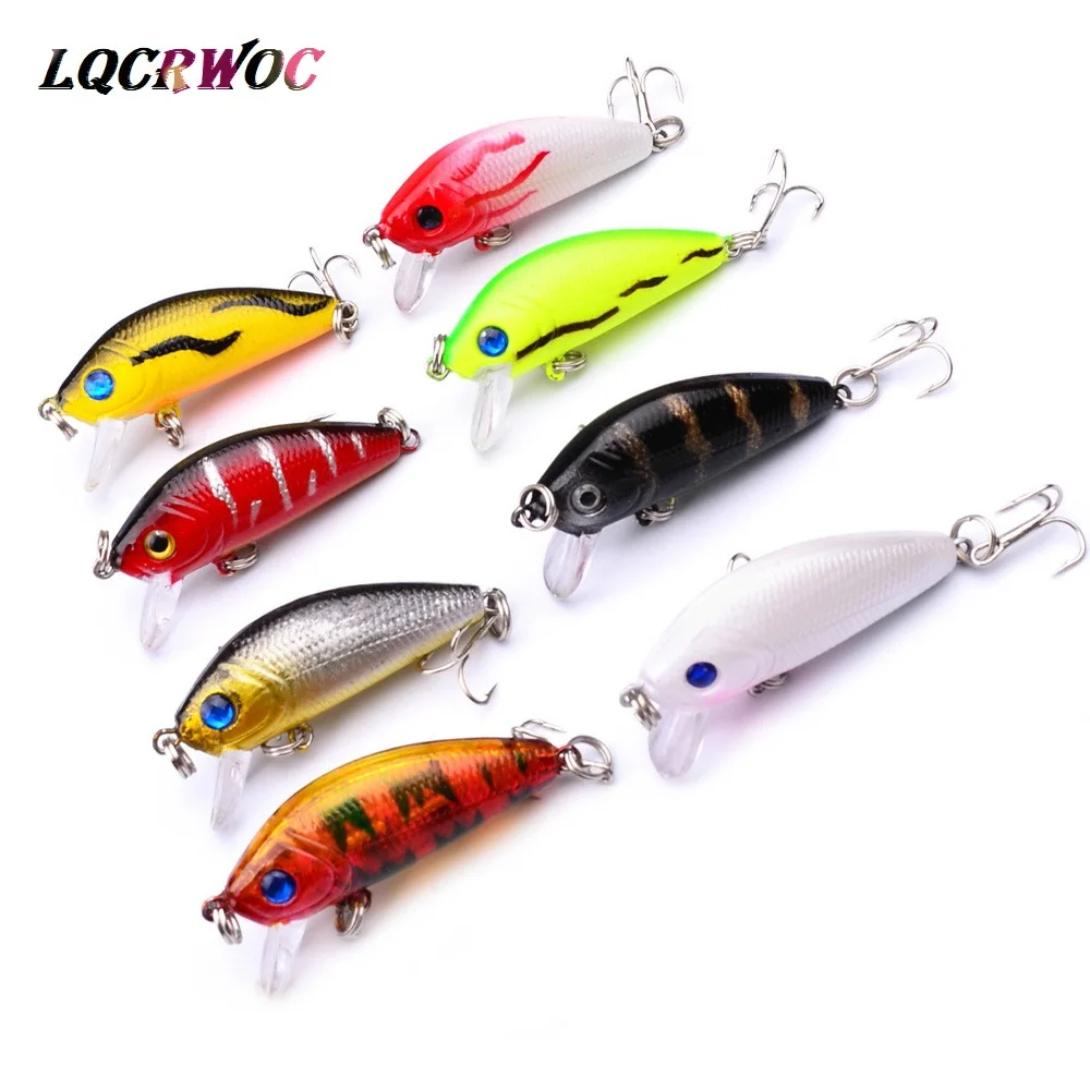 Маленькая приманка для рыбалки - Маленькая приманка для рыбалки Minnow 50 мм 3,9 г, плавающая на поверхности, жесткая приманка для японской ловли окуня, воблеры, искусственная приманка для плавания рыбы мини-приманка