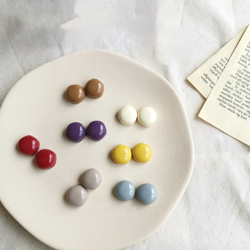 10PCS Симпатичный холодильник магниты 15 мм маленький наклейки Morandi красочные для