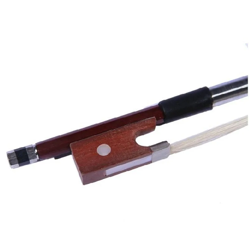Фото 1Pcs Violin Bow Size 1/2 1/4 1/8 3/4 4/4 Violin Bow Horse Hair Accessories Para Brazilian Red Sandalwood №3