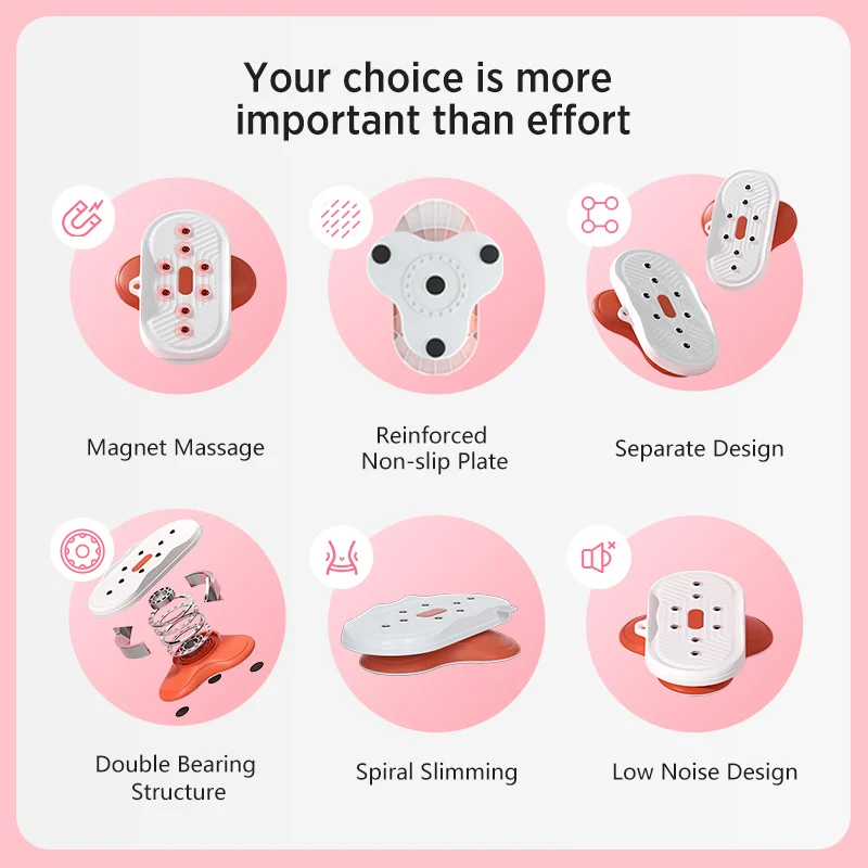 Twist Waist Disc Workout Twister Board for Exercise Exerciser Home Gym Body Building Slimming Legs Fitness Equipment | Спорт и