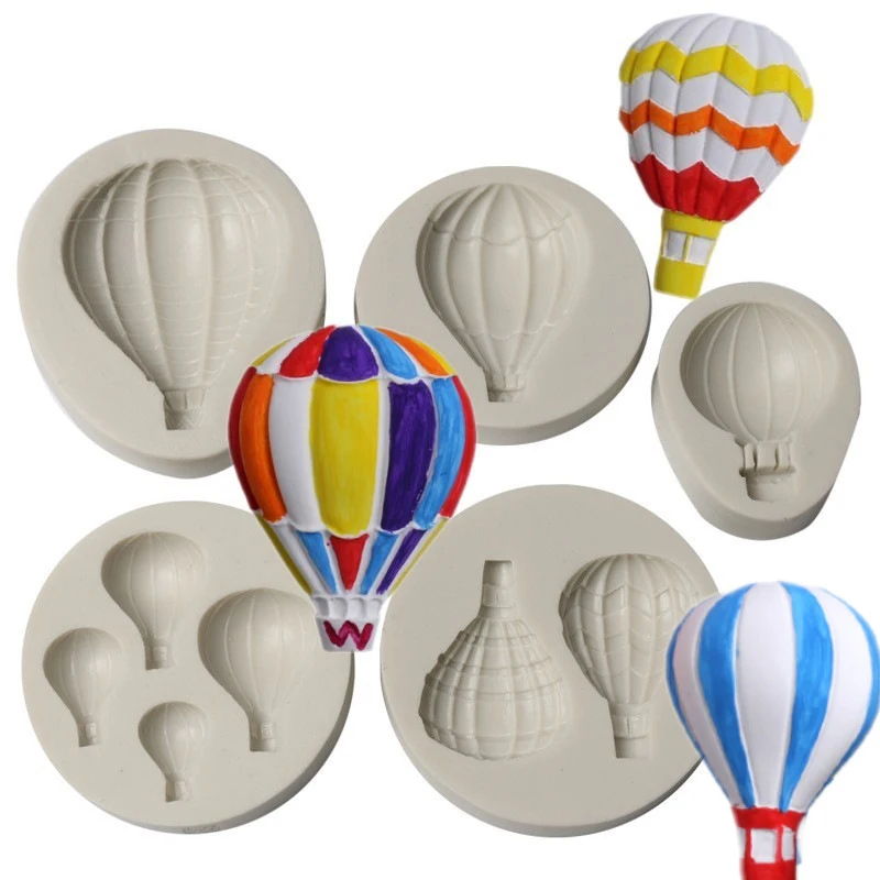 5 шт. силиконовый серый воздушный шар помадка форма для печенья пищевая помады
