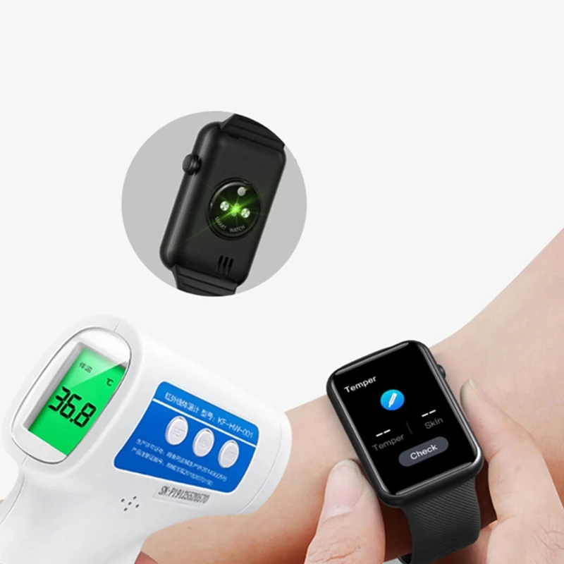 Умные часы HT5 HD- Smartband с измерением давления и температуры тела | Электроника