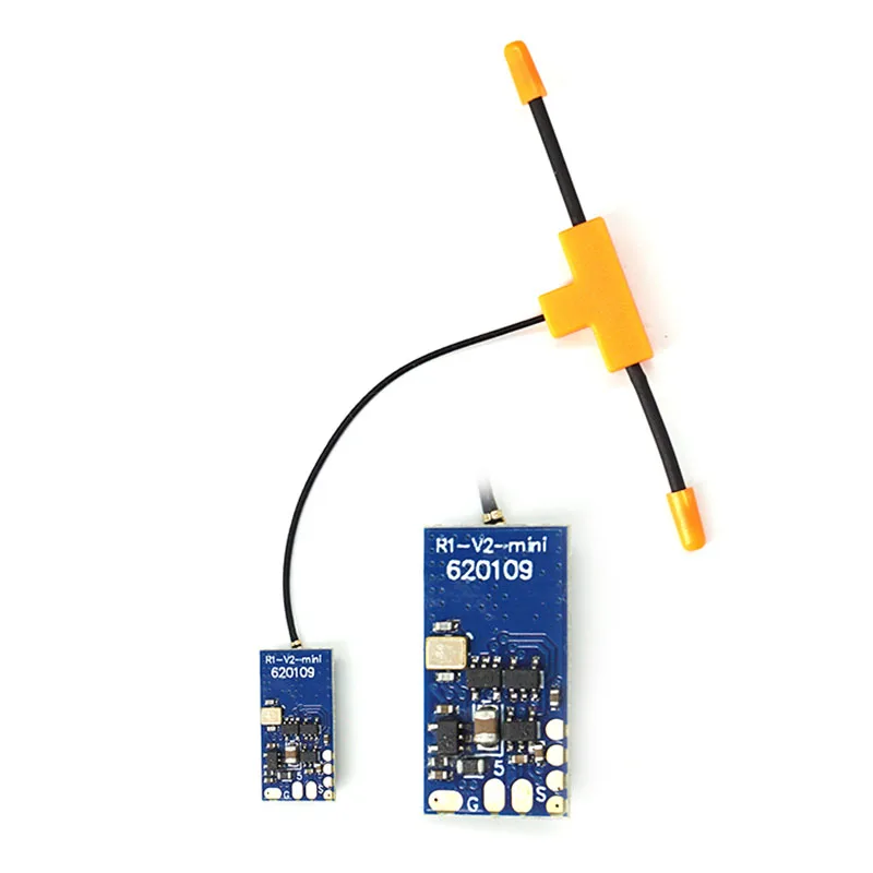 Мини-приемник Jumper R1 V2 совместим с FrSky D16 XM + протокол RXSR SBUS T-Lite T18 T16 T12 T8SG дальность