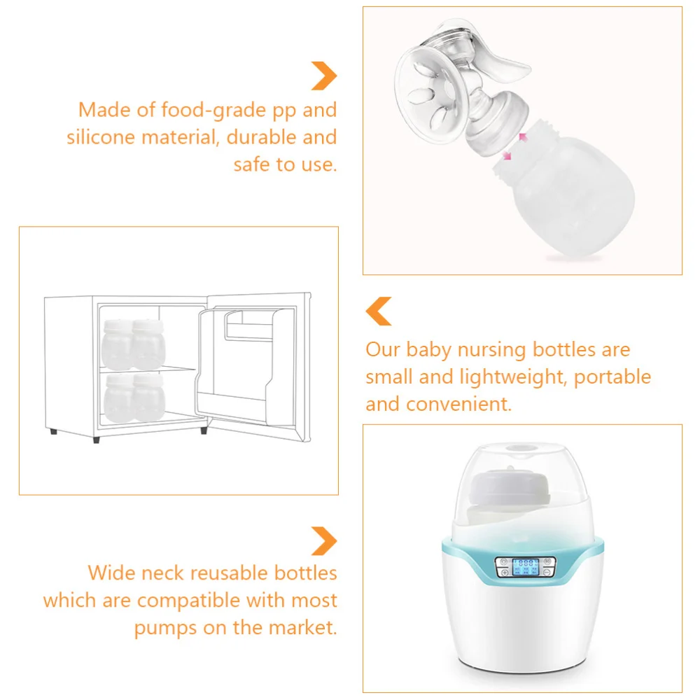 

180ml Baby Bottle Portable Fresh Keeping Bottles Nursing Bottle