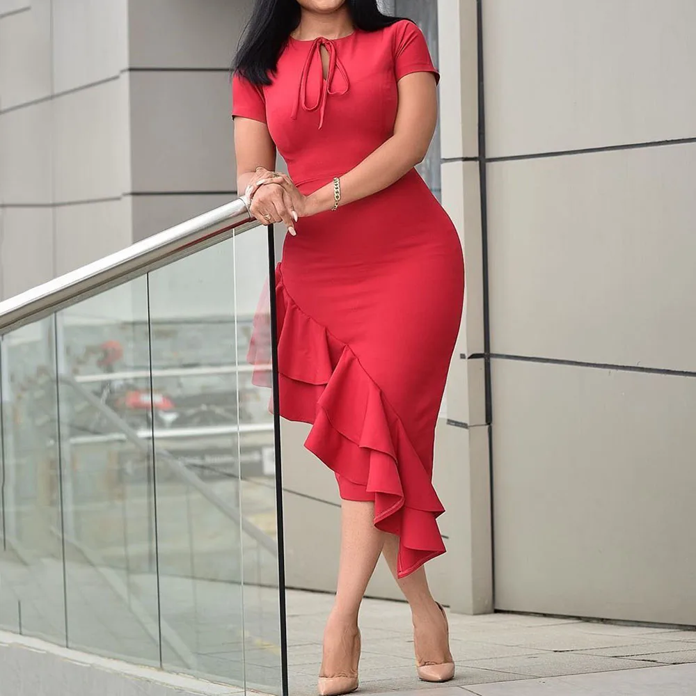 2020 летнее модное женское платье в африканском стиле Женские офисные размера плюс